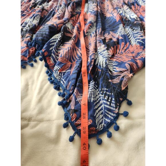 GOA Beachwear by Japna Women's Large Floral Handkerchief Swimsuit Cover Up Dress - Picture 2 of 6